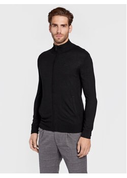 Guess Kardigan Peers M2BR07 Z3142 Czarny Regular Fit ze sklepu MODIVO w kategorii Swetry męskie - zdjęcie 152526740