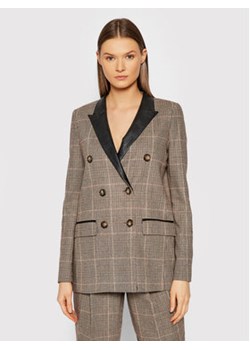 TWINSET Żakiet 212TT2200 Kolorowy Regular Fit ze sklepu MODIVO w kategorii Marynarki damskie - zdjęcie 152527420