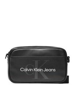 Calvin Klein Jeans Saszetka Monogram Soft Camera Bag22 K50K510396 Czarny ze sklepu MODIVO w kategorii Saszetki - zdjęcie 152527980