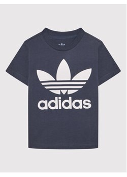 adidas T-Shirt Trefoil HE2190 Granatowy Regular Fit ze sklepu MODIVO w kategorii T-shirty chłopięce - zdjęcie 152528270