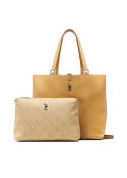 U.S. Polo Assn. Torebka Malibu BEUM15737WVG302 Żółty ze sklepu MODIVO w kategorii Torby Shopper bag - zdjęcie 152530303