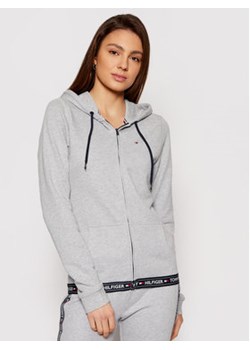 Tommy Hilfiger Bluza UW0UW00582 Szary Regular Fit ze sklepu MODIVO w kategorii Bluzy damskie - zdjęcie 152532011