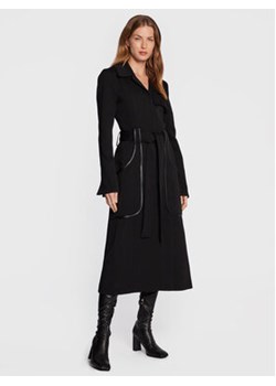 Victoria Victoria Beckham Płaszcz wełniany 1322WCT003765A Czarny Regular Fit ze sklepu MODIVO w kategorii Płaszcze damskie - zdjęcie 152532510