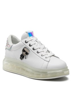 KARL LAGERFELD Sneakersy KL62633 Biały ze sklepu MODIVO w kategorii Trampki damskie - zdjęcie 152534642