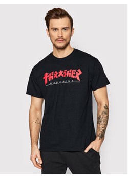 Thrasher T-Shirt Godzilla Czarny Regular Fit ze sklepu MODIVO w kategorii T-shirty męskie - zdjęcie 152537432