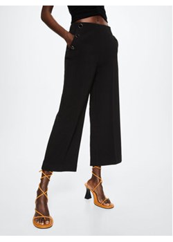 Mango Spodnie materiałowe Dorado 37005137 Czarny Relaxed Fit ze sklepu MODIVO w kategorii Spodnie damskie - zdjęcie 152537814