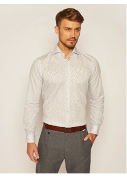 Strellson Koszula Sereno 30023153 Biały Slim Fit ze sklepu MODIVO w kategorii Koszule męskie - zdjęcie 152537991