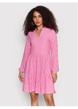 Vila Sukienka codzienna Kawa 14073956 Różowy Regular Fit ze sklepu MODIVO w kategorii Sukienki - zdjęcie 152540071