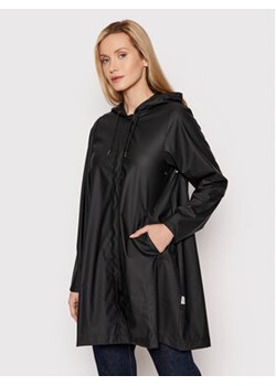 Rains Kurtka przeciwdeszczowa 18340 Czarny Relaxed Fit ze sklepu MODIVO w kategorii Kurtki damskie - zdjęcie 152542722