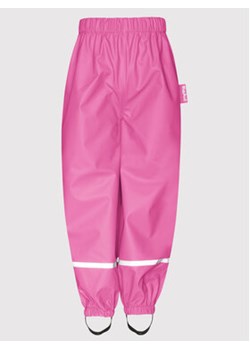 Playshoes Spodnie przeciwdeszczowe 405421 D Różowy Regular Fit ze sklepu MODIVO w kategorii Spodnie dziewczęce - zdjęcie 152543042