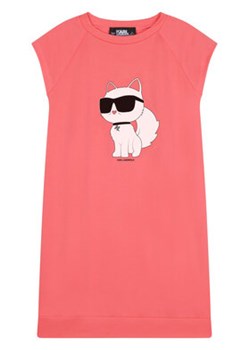 KARL LAGERFELD Sukienka codzienna Z12235 S Czerwony Regular Fit ze sklepu MODIVO w kategorii Sukienki dziewczęce - zdjęcie 152546120
