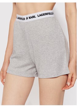 KARL LAGERFELD Szorty piżamowe Logo 215W2183 Szary ze sklepu MODIVO w kategorii Piżamy damskie - zdjęcie 152547233