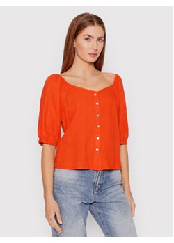 Vero Moda Bluzka Jesmilo 10260299 Pomarańczowy Regular Fit ze sklepu MODIVO w kategorii Bluzki damskie - zdjęcie 152547240