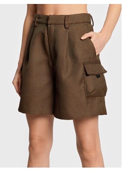 Gestuz Szorty materiałowe Sanaigz 10906432 Brązowy Loose Fit ze sklepu MODIVO w kategorii Szorty - zdjęcie 152549973