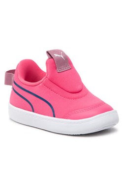 Puma Sneakersy Courtflex V2 Slip On Inf 374859 12 Różowy ze sklepu MODIVO w kategorii Trampki dziecięce - zdjęcie 152554371