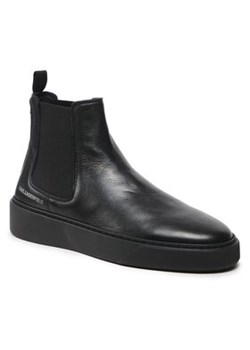 KARL LAGERFELD Sztyblety KL53340 Czarny ze sklepu MODIVO w kategorii Buty zimowe męskie - zdjęcie 152554732