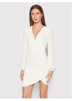 Rinascimento Sukienka koktajlowa CFC0107346003 Biały Slim Fit ze sklepu MODIVO w kategorii Sukienki - zdjęcie 152560780