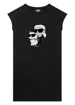 KARL LAGERFELD Sukienka codzienna Z12235 M Czarny Regular Fit ze sklepu MODIVO w kategorii Sukienki dziewczęce - zdjęcie 152561284
