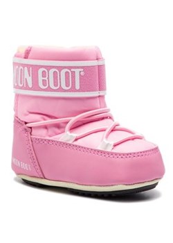 Moon Boot Śniegowce Crib 2 34010200004 Różowy ze sklepu MODIVO w kategorii Buty zimowe dziecięce - zdjęcie 152563952