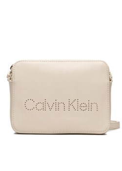 Calvin Klein Torebka Ck Set Camera Bag K60K609123 Beżowy ze sklepu MODIVO w kategorii Listonoszki - zdjęcie 152566102