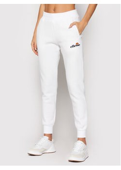 Ellesse Spodnie dresowe Hallouli SGK13652 Biały Slim Fit ze sklepu MODIVO w kategorii Spodnie damskie - zdjęcie 152568801
