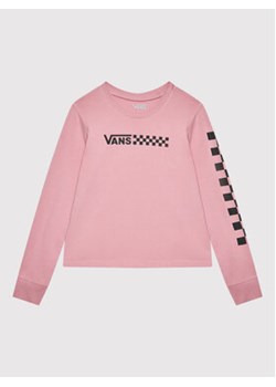 Vans Bluzka Chalkboard VN0A7YVO Różowy Regular Fit ze sklepu MODIVO w kategorii Bluzki dziewczęce - zdjęcie 152569513