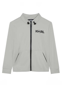 KARL LAGERFELD Bluza Z25408 S Beżowy Regular Fit ze sklepu MODIVO w kategorii Bluzy chłopięce - zdjęcie 152573701