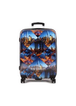 Saxoline Średnia Twarda Walizka Trolley Assorted 1418H0.60.10 Niebieski ze sklepu MODIVO w kategorii Walizki - zdjęcie 152575862