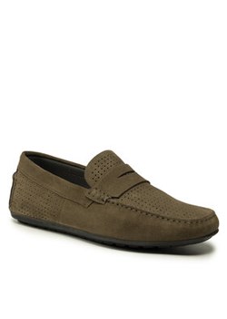 Hugo Mokasyny Dandy 50469796 10241860 01 Zielony ze sklepu MODIVO w kategorii Mokasyny męskie - zdjęcie 152577611