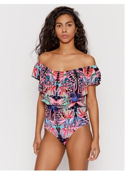 Desigual Body Poppy 22SWBW33 Kolorowy Slim Fit ze sklepu MODIVO w kategorii Bluzki damskie - zdjęcie 152577923