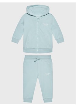 Calvin Klein Jeans Dres Stack Logo IN0IN00019 Niebieski Regular Fit ze sklepu MODIVO w kategorii Odzież dla niemowląt - zdjęcie 152580562
