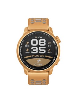 Coros Smartwatch Pace 2 WPACE2-GLD Złoty ze sklepu MODIVO w kategorii Zegarki - zdjęcie 152584823