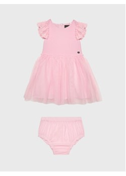 Guess Sukienka elegancka A3RK25 KAE30 Różowy Regular Fit ze sklepu MODIVO w kategorii Sukienki dziewczęce - zdjęcie 152584862