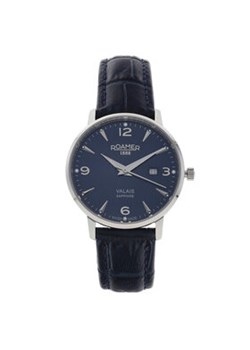 Roamer Zegarek Valais 958844 41 44 05 Granatowy ze sklepu MODIVO w kategorii Zegarki - zdjęcie 152584944