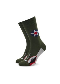 Heel Tread Skarpety wysokie unisex P40 Zielony ze sklepu MODIVO w kategorii Skarpetki damskie - zdjęcie 152587134