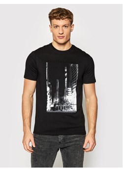 Armani Exchange T-Shirt 6KZTBK ZJH4Z 1200 Czarny Regular Fit ze sklepu MODIVO w kategorii T-shirty męskie - zdjęcie 152588310