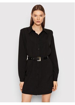 Imperial Sukienka koszulowa ACFHCME Czarny Regular Fit ze sklepu MODIVO w kategorii Sukienki - zdjęcie 152590953