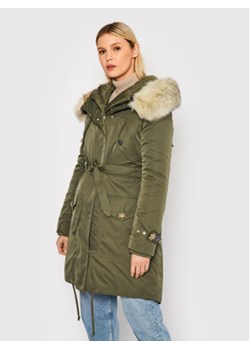 Blugirl Blumarine Parka RH1265-T8727 Zielony Regular Fit ze sklepu MODIVO w kategorii Parki damskie - zdjęcie 152591342
