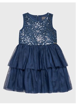 Guess Sukienka elegancka J3RK29 KBL10 Granatowy Regular Fit ze sklepu MODIVO w kategorii Sukienki dziewczęce - zdjęcie 152591870