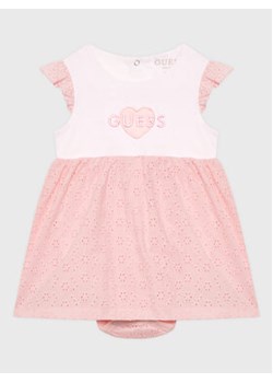 Guess Body dziecięce S3GG03 J1300 Różowy Regular Fit ze sklepu MODIVO w kategorii Odzież dla niemowląt - zdjęcie 152592831