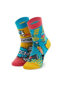 Todo Socks Skarpety Wysokie Dziecięce Boom Boom Kolorowy ze sklepu MODIVO w kategorii Skarpetki dziecięce - zdjęcie 152593322