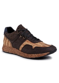 QUAZI Sneakersy QZ-10-05-000952 Brązowy ze sklepu MODIVO w kategorii Buty sportowe męskie - zdjęcie 152593874