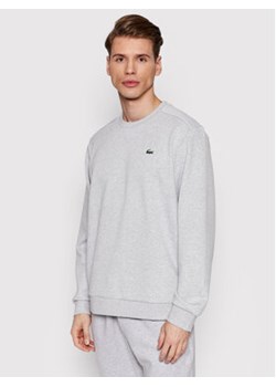 Lacoste Bluza SH9604 Szary Regular Fit ze sklepu MODIVO w kategorii Bluzy męskie - zdjęcie 152596000