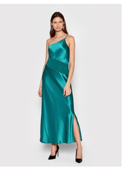 Calvin Klein Sukienka wieczorowa Asymmetric Shine K20K204294 Zielony Regular Fit ze sklepu MODIVO w kategorii Sukienki - zdjęcie 152597200