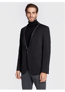 Carl Gross Marynarka Pat 225322-003 Czarny Slim Fit ze sklepu MODIVO w kategorii Marynarki męskie - zdjęcie 152598480