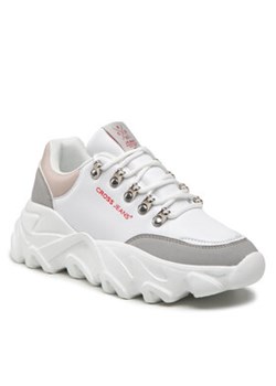 Cross Jeans Sneakersy KK2R4071C Biały ze sklepu MODIVO w kategorii Buty sportowe damskie - zdjęcie 152598594