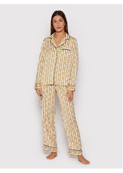 DKNY Piżama YI2922486 Beżowy ze sklepu MODIVO w kategorii Piżamy damskie - zdjęcie 152599830