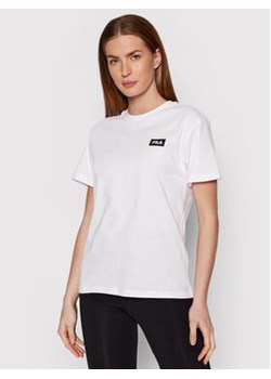 Fila T-Shirt Biga FAW0142 Biały Regular Fit ze sklepu MODIVO w kategorii Bluzki damskie - zdjęcie 152600504