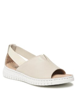 Bata Sandały 5648607 Beżowy ze sklepu MODIVO w kategorii Sandały damskie - zdjęcie 152601311