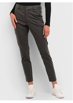 Kaffe Spodnie materiałowe Lea 10505191 Szary Slim Fit ze sklepu MODIVO w kategorii Spodnie damskie - zdjęcie 152601632